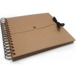 Album/Scrapbook - 210x210 - kraft - Srdce – Zboží Živě