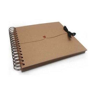 Album/Scrapbook - 210x210 - kraft - Srdce – Zboží Živě