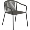 Zahradní židle a křeslo Royal Botania Samba antracit / výplet lanko Olefin grey
