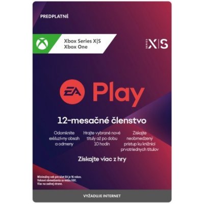 EA Play členství 12 měsíců – Zboží Mobilmania