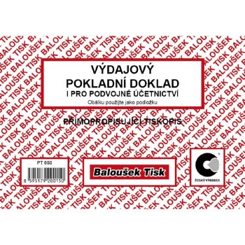 Baloušek Tisk PT050 Výdajový pokladní doklad PÚ