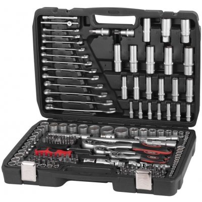 Strend Pro 221 Sada hlavíc a náradia v kufru 1/2"+1/4"+3/8" – Zboží Dáma