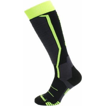 Blizzard Allround ski socks junior black anthracite signal yellow