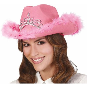 Kovbojský klobouk růžový