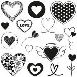 Aladine Dětská razítka Stampo Funny Srdíčka – Zboží Mobilmania