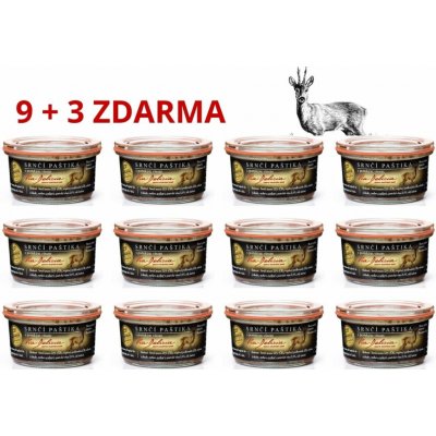 Via Delicia srnčí paštika s portským vínem 12 x 130 g – Sleviste.cz
