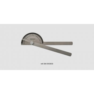 Saehan Nerezový goniometr - 20 cm (180° x 2) – Hledejceny.cz