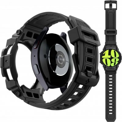 Spigen Rugged Armor Pro, matte black - Samsung Galaxy Watch7 40mm ACS08336 – Hledejceny.cz