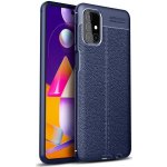 Pouzdro Litchi odolné gelové Samsung Galaxy M31s - modré – Hledejceny.cz