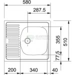 Franke ETN 611-58 – Zboží Dáma