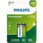 Philips 9V 170mAh 1ks 9VB1A17/10 – Zboží Mobilmania