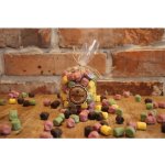 Rožnovská pivovarská manufaktura Barevný MIX Marshmallow obalované v čokoládě Mango, Malina, Zelený ječmen 250 g – Zboží Dáma