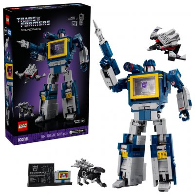 LEGO® Icons™ 10358 Transformers: Soundwave – Zboží Živě