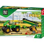 ICOM Blocki MyFarm Traktor s přívěsem 164 ks – Zboží Mobilmania