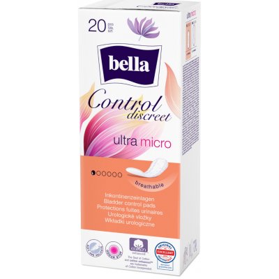 Bella Control Discreet Ultra Micro inkontinenční vložky 20 ks – Zboží Mobilmania