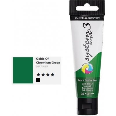 Daler & Rowney System 3 Acrylic Oxide of Chromium Green 367 tuba 59ml – Zbozi.Blesk.cz