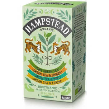 Hampstead Tea London BIO Selekce zelených čajů 20 sáčků