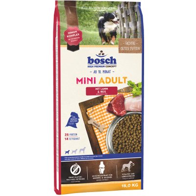 Bosch Dog Adult Mini Lamb&Rice 15kg