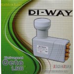 DI-WAY LNB OCTO 0,1dB Gold konektory F