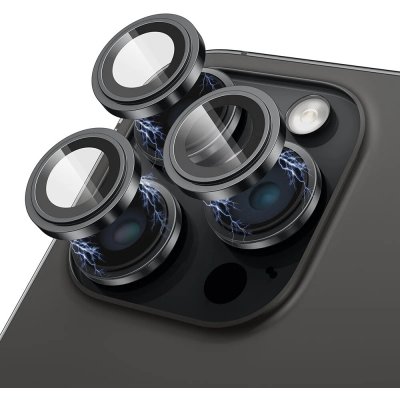 Lito S+ ochranné sklo fotoaparátu iPhone 15 Pro Max Black Titanium 145974 – Zboží Živě