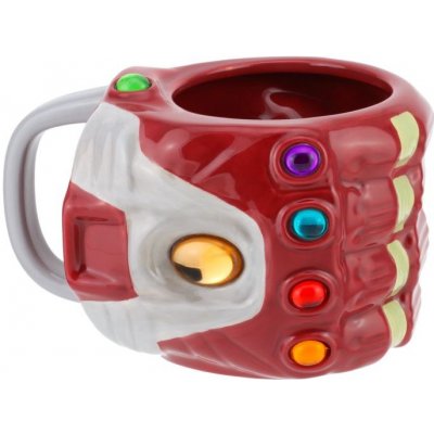 CurePink Keramický 3D hrnek Marvel|Avengers Infinity War 3D Nano rukavice PP6599MAEG 500 ml – Zbozi.Blesk.cz