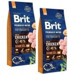 Brit Premium By Nature Senior Small/Medium Chicken 2 x 15 kg – Hledejceny.cz