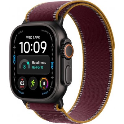 Apple Watch Ultra 4 49mm černý titan s burgundsky červeným trailovým tahem M/L MJC44QC/A – Hledejceny.cz