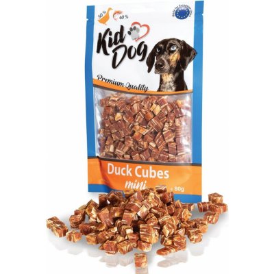 KidDog Duck cubes kachní maso a treska mini kostičky 80 g – Zboží Mobilmania