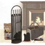 Lienbacher sada 4 díly nářadí filcová taška ochranná rukavice zápalky podpalovač 80ks – Zboží Mobilmania