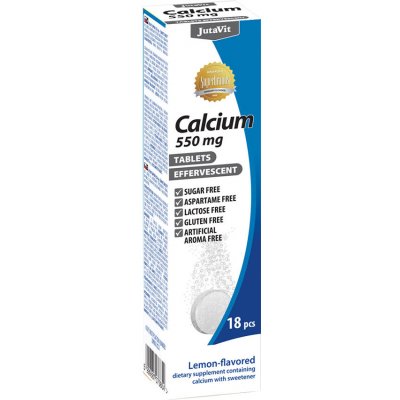 JutaVit Vápník 550 mg citron 16 šumivých tablet – Hledejceny.cz