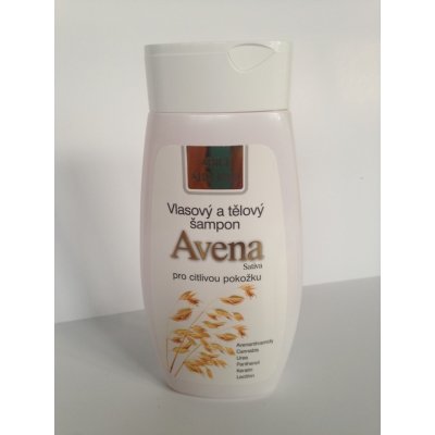Bione Avena Sativa vlasový a tělový šampon pro citlivou pokožku, 260 ml