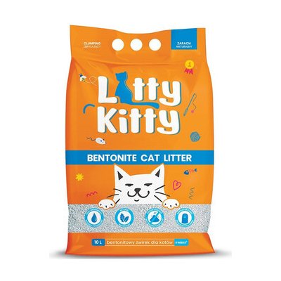 Litty Kitty Bentonite Přírodní bentonitové stelivo 10 l – Zboží Mobilmania