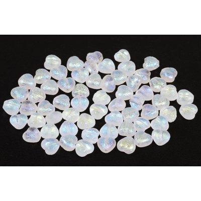 CZ Skleněné korálky srdíčka 6x6, 00030/lept/28701- 10 ks – Hledejceny.cz