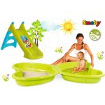 Smoby 310143-4 set zelené pískoviště Motýl a skluzavka Medvídek Pú Toboggan XS – Hledejceny.cz