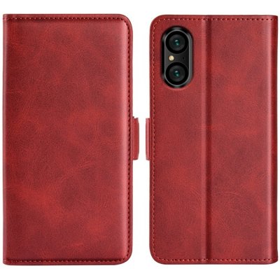 VSECHNONAMOBIL 64063 SIDE Peněženkové pouzdro pro Sony Xperia 5 V červené – Sleviste.cz