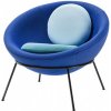 Křeslo Arper Bowl chair modrá nuance