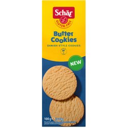 Schär Butter cookies sušenky s máslovou příchutí bez lepku 100 g