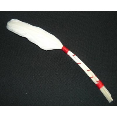 Mašlovačka peří pletená střední držadlo pletené nebo ve dřevě – Sleviste.cz