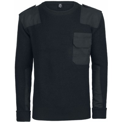 Brandit mikina bw pletený svetr černá – Zboží Mobilmania