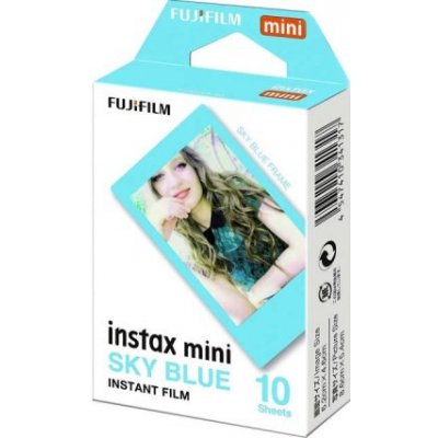 FUJIFILM Instax mini Sky Blue film, 10 fotografií s modrým rámečkem – Zboží Mobilmania
