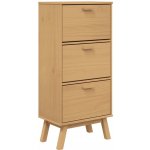 vidaXL Olden hnědý 55 x 35 x 120 cm – Zboží Dáma