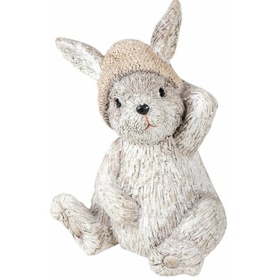 Dekorace králík s čepicí - 11*9*13 cm – Hledejceny.cz
