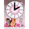 Školní papírové hodiny EMIPO Školní hodiny Cats & Mice