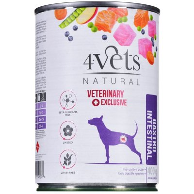 4Vets Natural Veterinary Exclusive Gastro Intestinal 400 g – Zbozi.Blesk.cz