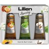 Kosmetická sada Lilien Hand and Nail Cream 3 x 40 ml dárková sada