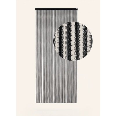 Závěs do dveří Yarah černá 90x210 cm – Hledejceny.cz