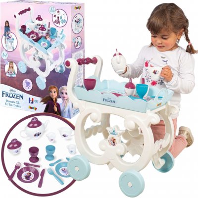 Smoby servírovací vozík Frozen 2 Disney XL Tea Trolley se 17 doplňky