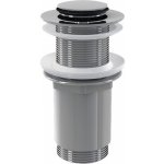 Alcadrain výpust umyvadlová click/clack 5/4", celokovová, bez přepadu, malá zátka, chrom A394 – Sleviste.cz