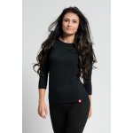 CityZen bavlněné triko proti pocení s 3/4 rukávem černé – Sleviste.cz
