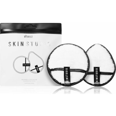 BPerfect Skin Studio Face & Eye Makeup Cleansing 2 Pads pratelné odličovací tampony 2 ks – Zboží Dáma